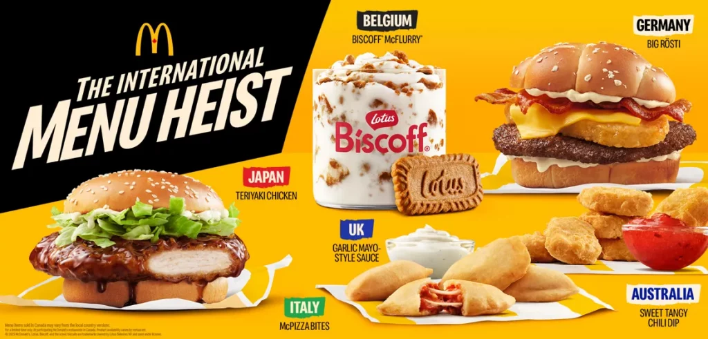 Tropicalización del producto -The International Menu Heist